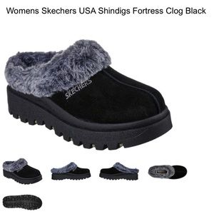 NWOT sketchers “fur”lined clogs
